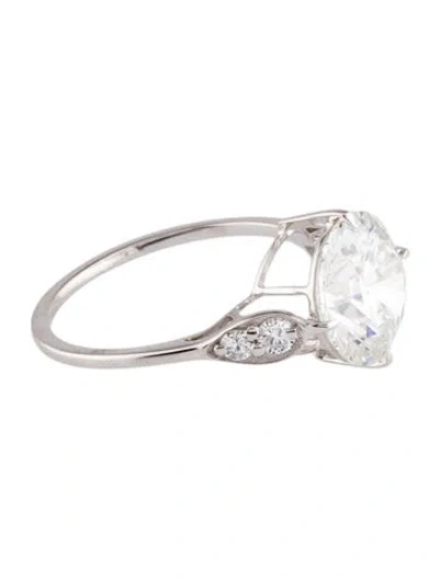 Pre-owned Ring 3.51ct Lab-grown Diamond Engagement  In Multi
