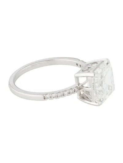 Pre-owned Ring 3.90ctw Lab-grown Diamond Engagement  In Multi