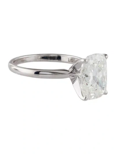Pre-owned Ring 4.04ct Lab-grown Diamond Engagement  In Multi