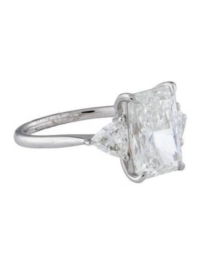 Pre-owned Ring 6.11ctw Lab-grown Diamond Three Stone Engagement  In Multi