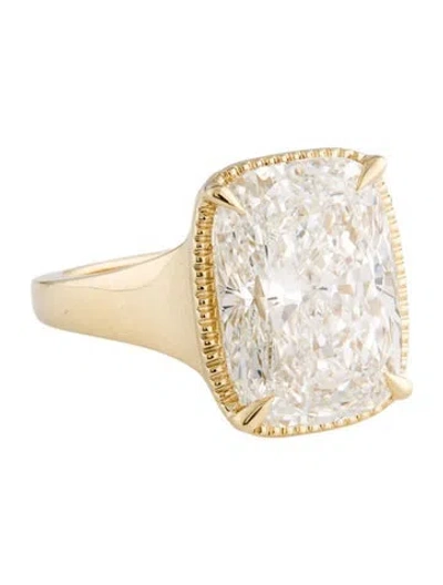 Pre-owned Ring 7.47ct Lab-grown Diamond Engagement  In Multi