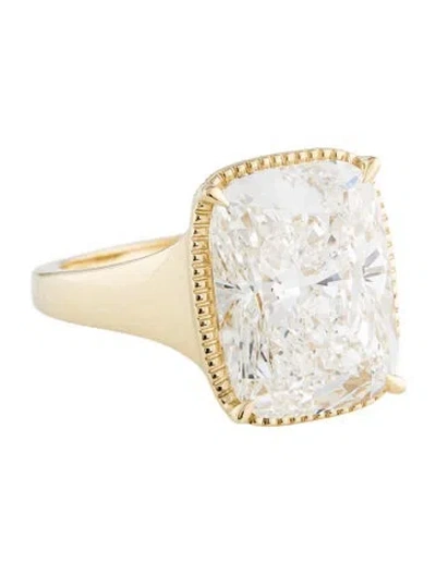 Pre-owned Ring 7.82ct Lab-grown Diamond Engagement  In Multi