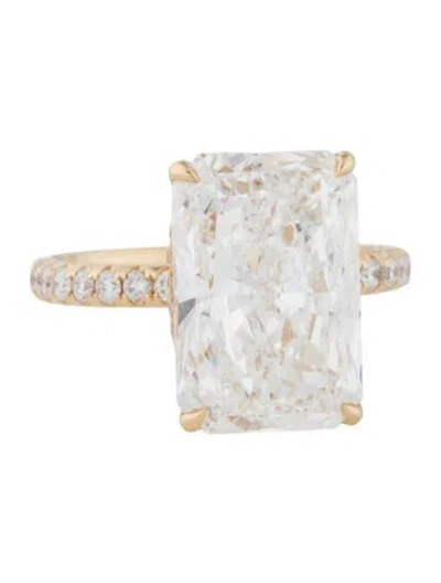 Pre-owned Ring 8.00ct Lab-grown Diamond Engagement  In Multi
