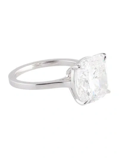 Pre-owned Ring 8.17ct Lab-grown Diamond Engagement  In Multi