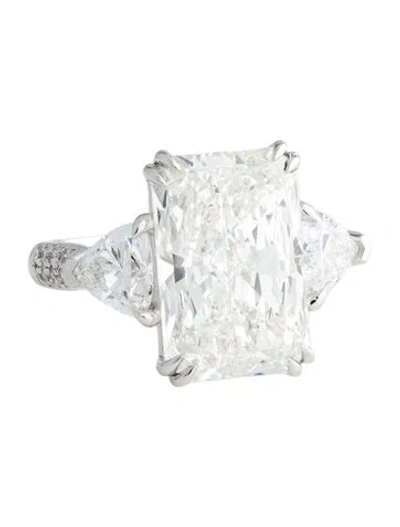 Pre-owned Ring 8.93ctw Lab-grown Diamond Engagement  In Multi