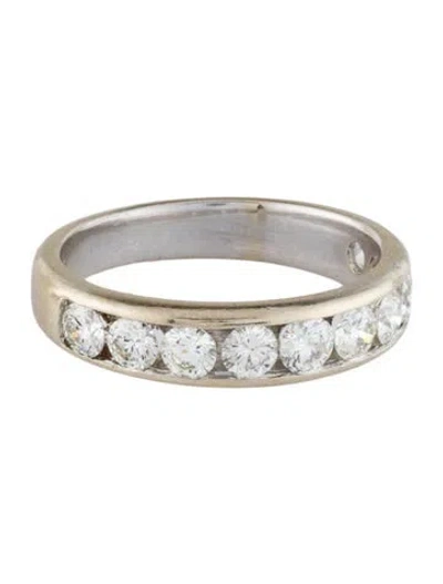 Pre-owned Ring Allison Kaufman 14k 1.08ctw Diamond Channel Band In Multi
