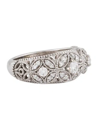 Pre-owned Ring Angara 18k Diamond Cocktail  In Multi