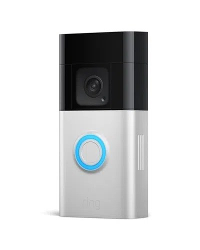 Ring Battery Doorbell Plus Smart Wi-fi Video Doorbell In Black