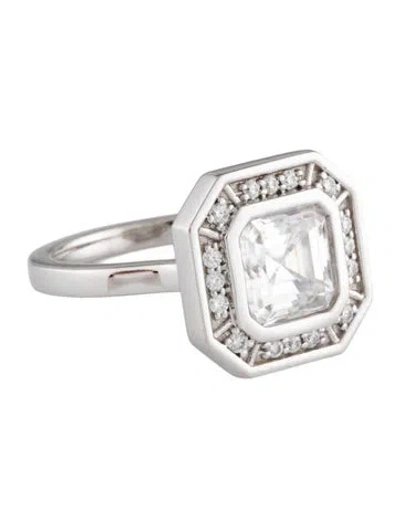 Pre-owned Ring Bel Viaggio 14k Moissanite Engagement  In Multi