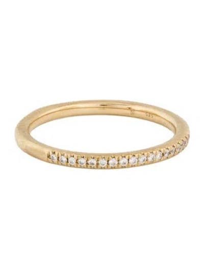 Pre-owned Ring Blue Nile 14k Diamond Half Eternity Band In Multicolor