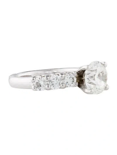 Pre-owned Ring Blue Nile Platinum 1.93ct Diamond Engagement  In Multi
