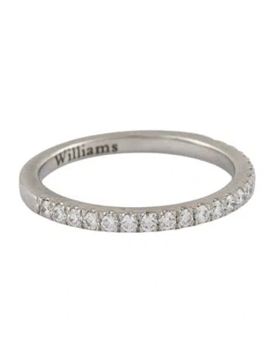 Pre-owned Ring Blue Nile Platinum Diamond Band In Multi