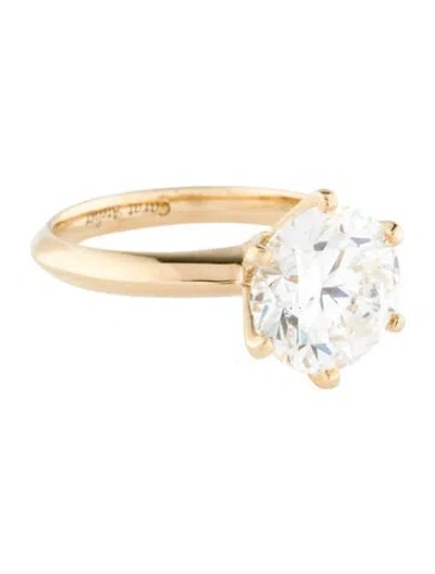 Pre-owned Ring Carat Atelier 14k 4.08ctw Lab-grown Diamond Engagement  In Multi