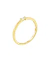 Ring Concierge 14k 0.03 Ct. Tw. Diamond Stackable Ring In Gold