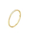 Ring Concierge 14k 0.05 Ct. Tw. Diamond Stackable Ring In Multi