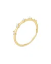 Ring Concierge 14k 0.11 Ct. Tw. Diamond Stackable Ring In Multi