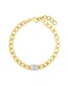 Ring Concierge 14k 0.44 Ct. Tw. Diamond Curb Chain Bracelet