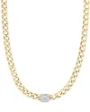 Ring Concierge 14k 0.44 Ct. Tw. Diamond Curb Chain Necklace