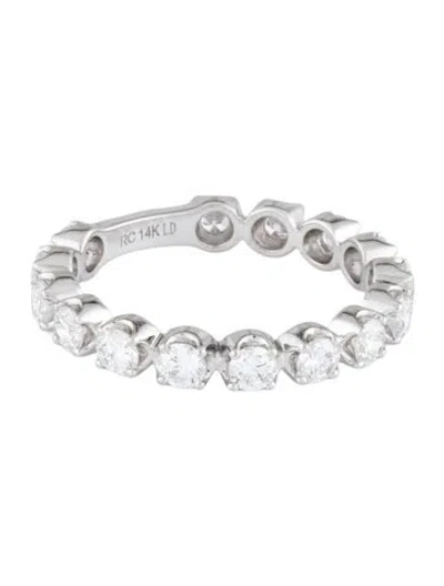 Pre-owned Ring Concierge 14k 1.04ctw Lab Grown Diamond Luxe Band In Multicolor