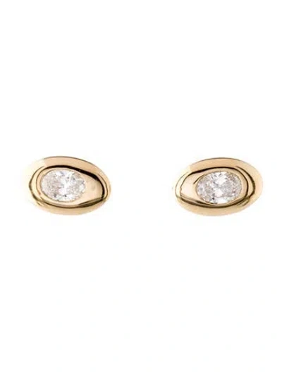Pre-owned Ring Concierge 14k 1.50ctw Lab-grown Diamond Stud Earrings In Multi