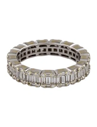 Pre-owned Ring Concierge 14k 1.89ctw Diamond Eternity Band In Multicolor