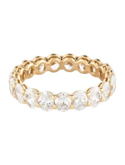 Pre-owned Ring Concierge 14k 3.89ctw Lab-grown Diamond Eternity Band In Multicolor