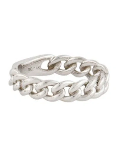 Pre-owned Ring Concierge 14k Curb Band Ring In Multi