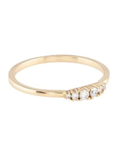 Pre-owned Ring Concierge 14k Diamond Band In Multicolor