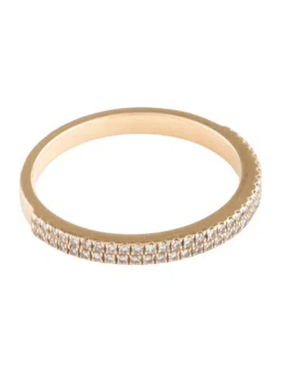Pre-owned Ring Concierge 14k Diamond Half Eternity Band In Multi