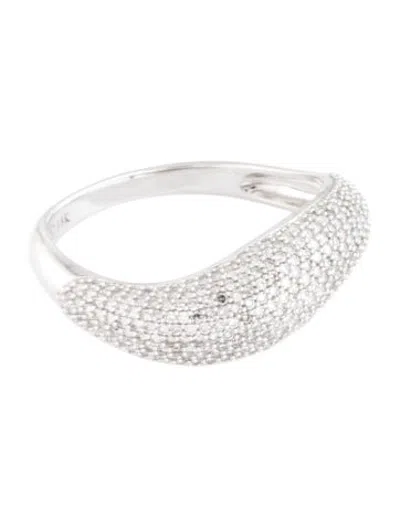 Pre-owned Ring Concierge 14k Diamond Movement Cloud Band In Multicolor