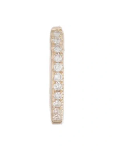 Pre-owned Ring Concierge 14k Diamond Single Petite Huggie Earring In Multi