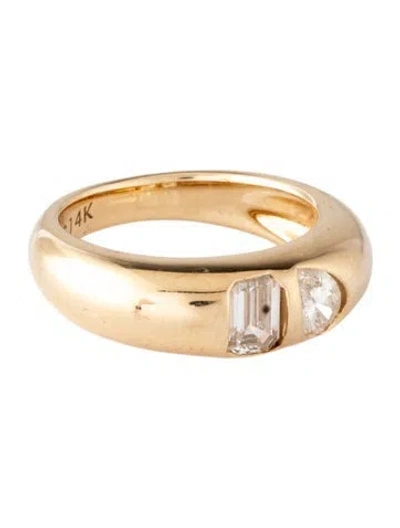 Pre-owned Ring Concierge 14k Diamond Toi Et Moi Cloud Ring In Multicolor