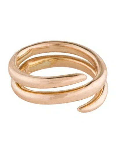 Pre-owned Ring Concierge 14k Hollow Coil Ring In Multi