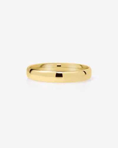 Ring Concierge 3 Mm Soft Dome Wedding Band Wedding Band In 14k Yellow Gold