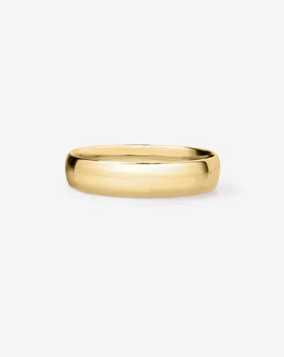 Ring Concierge 4 Mm Soft Dome Wedding Band Wedding Band In 14k Yellow Gold