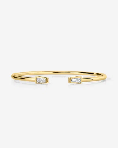 Ring Concierge Aureum Tapered Baguette Lab Diamond Flexi Cuff