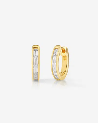 Ring Concierge Baguette Channel-set Huggies