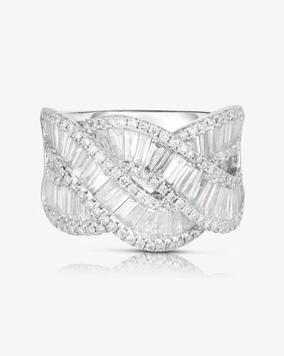 Ring Concierge Baguette Lace Ring In Metallic