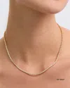 Ring Concierge Bezel Mini Diamond Tennis Necklace