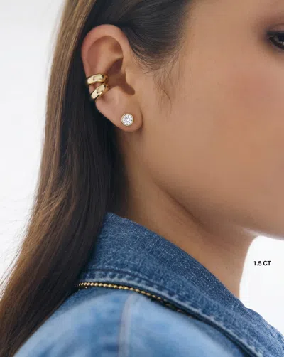 Ring Concierge Bezel Round Lab Diamond Studs