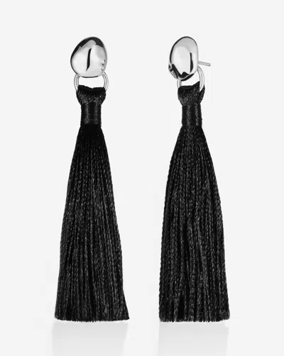 Ring Concierge Coco Tassel Earrings In Sterling Silver