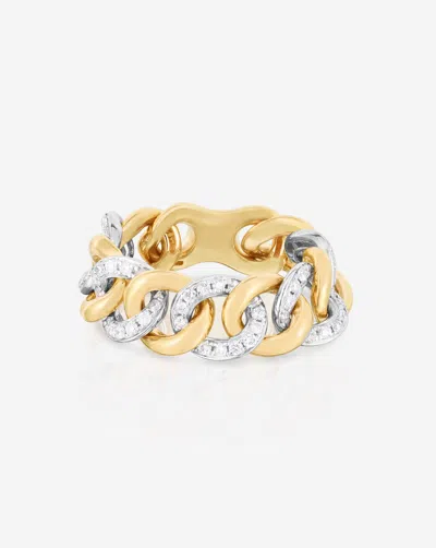 Ring Concierge Diamond Chain Ring In Gold
