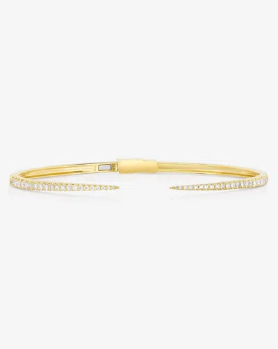 Ring Concierge Diamond Claw Cuff In Gold