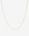 Ring Concierge Diamond Cut Curb Chain Necklace