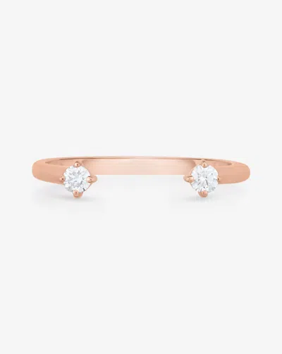 Ring Concierge Diamond Duo Open Ring In Pink