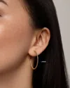 Ring Concierge Diamond Hoops In Gold