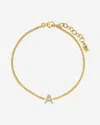 Ring Concierge Diamond Initial Bracelet