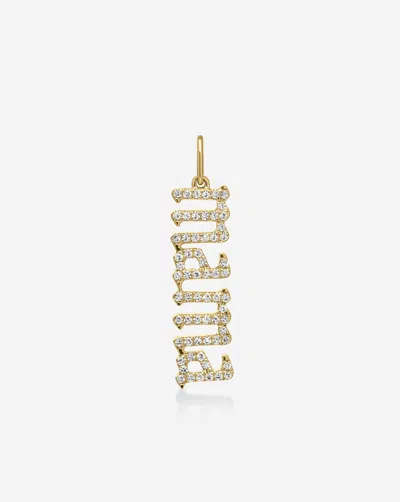 Ring Concierge Diamond Mama Pendant In 14k Yellow Gold