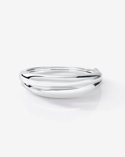 Ring Concierge Echo Silver Bangle