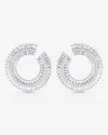 Ring Concierge Fanned Diamond Statement Earrings